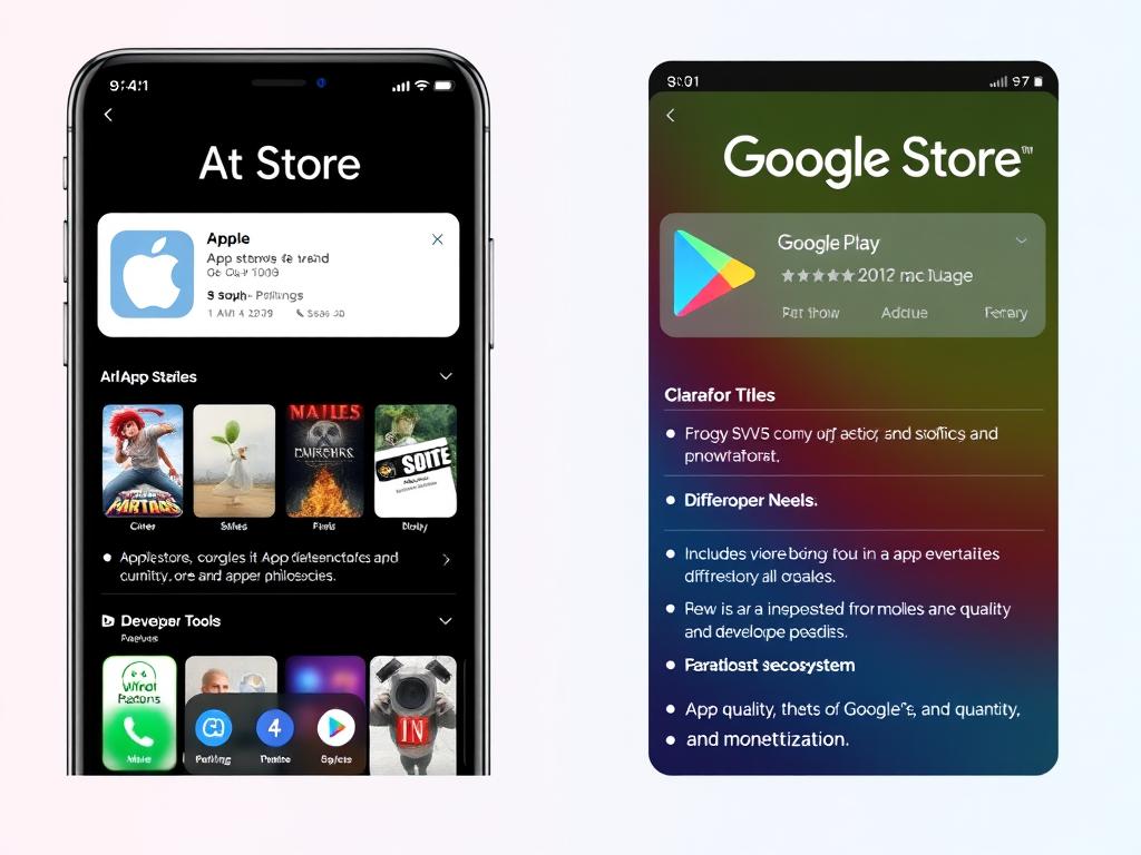 App Store vs Google Play Store comparison App Store vs Google Play Store comparison