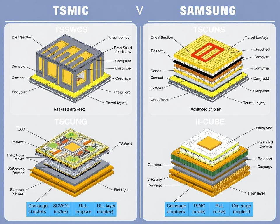 Comparison of TSMC and Samsung's advanced packaging technologies for semiconductor integration Comparison of TSMC and Samsung's advanced packaging technologies for semiconductor integration