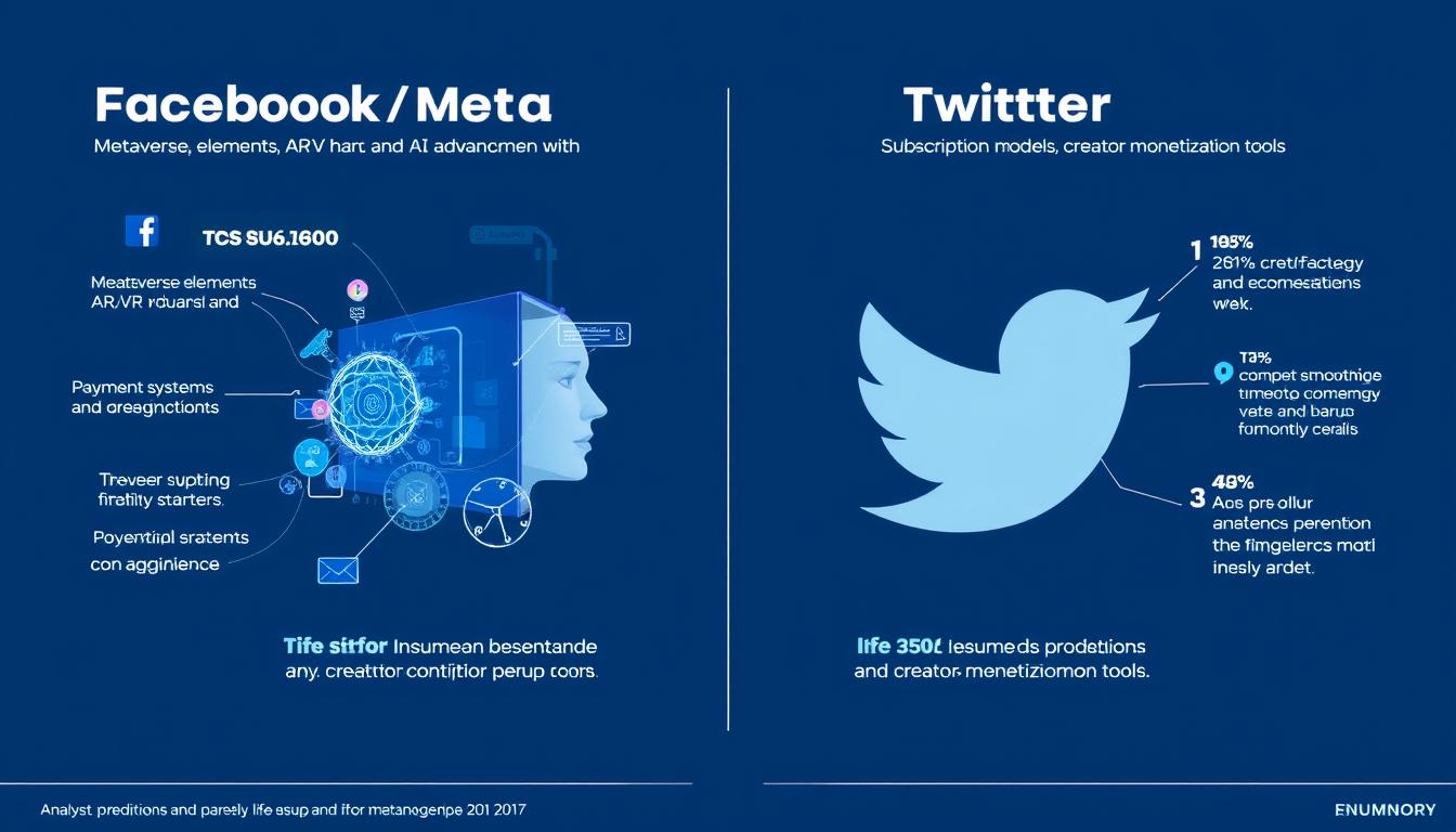 Future strategic directions for Facebook and Twitter showing their evolving social influence