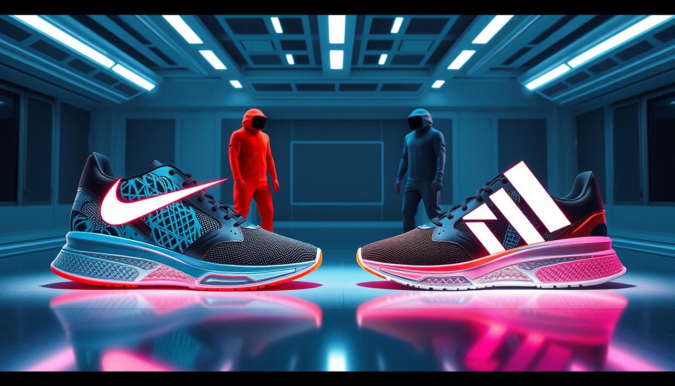 Future trends visualization in the Nike vs Adidas sports fashion industry comparison