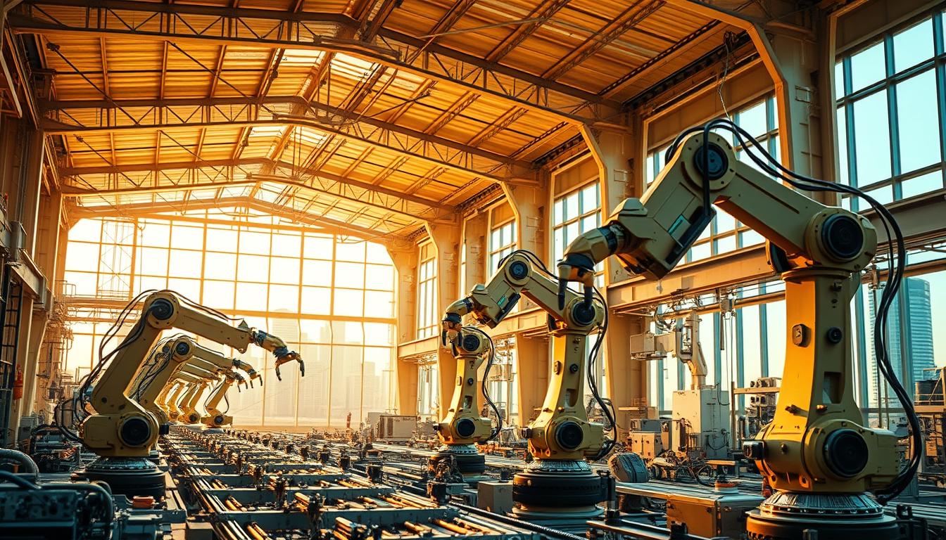 Industrial robots in smart factories