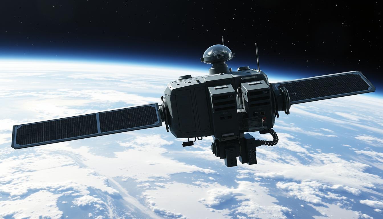 Military space technology with satellite and anti-satellite weapons systems Military space technology with satellite and anti-satellite weapons systems