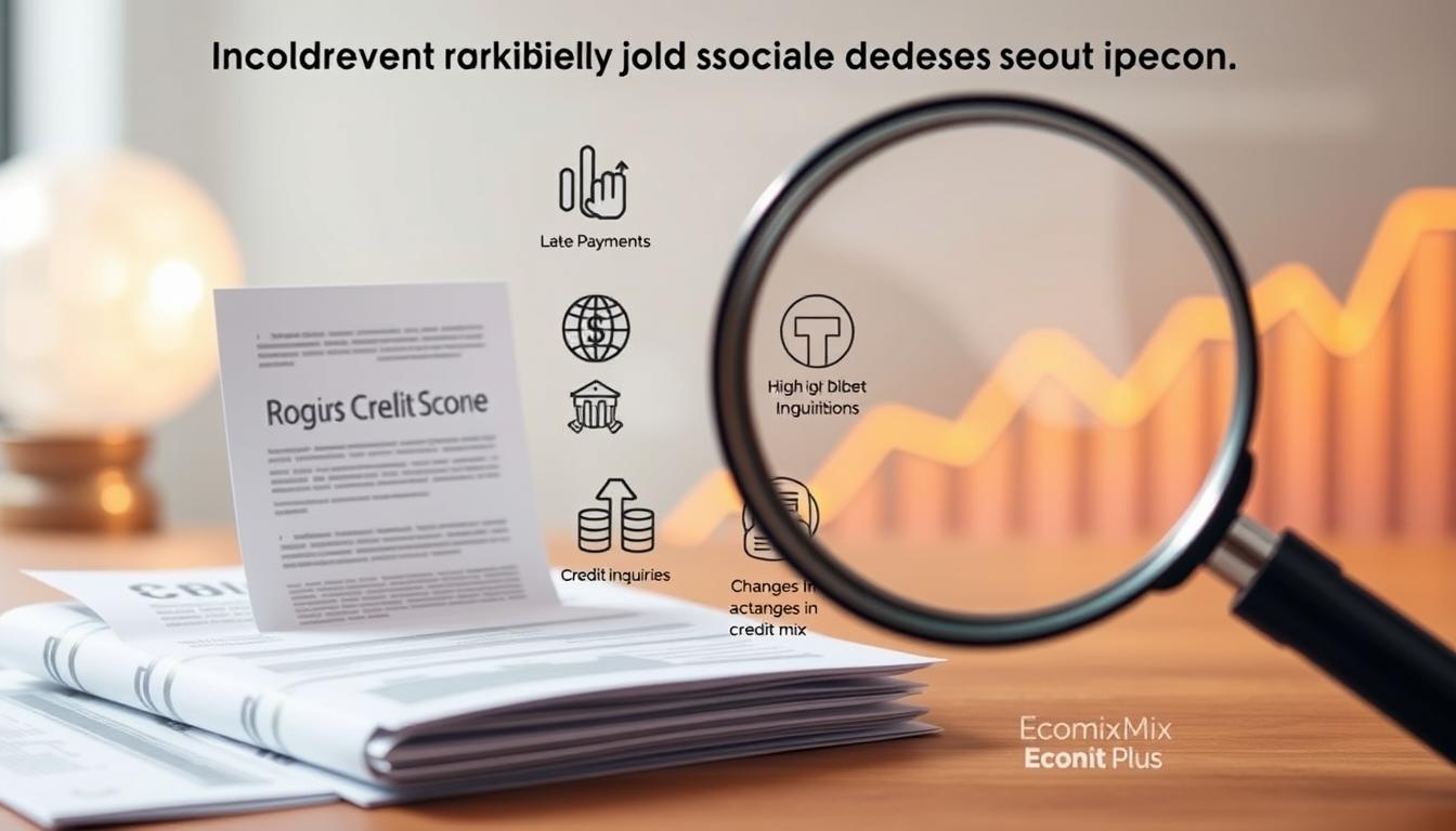 credit score drop factors
