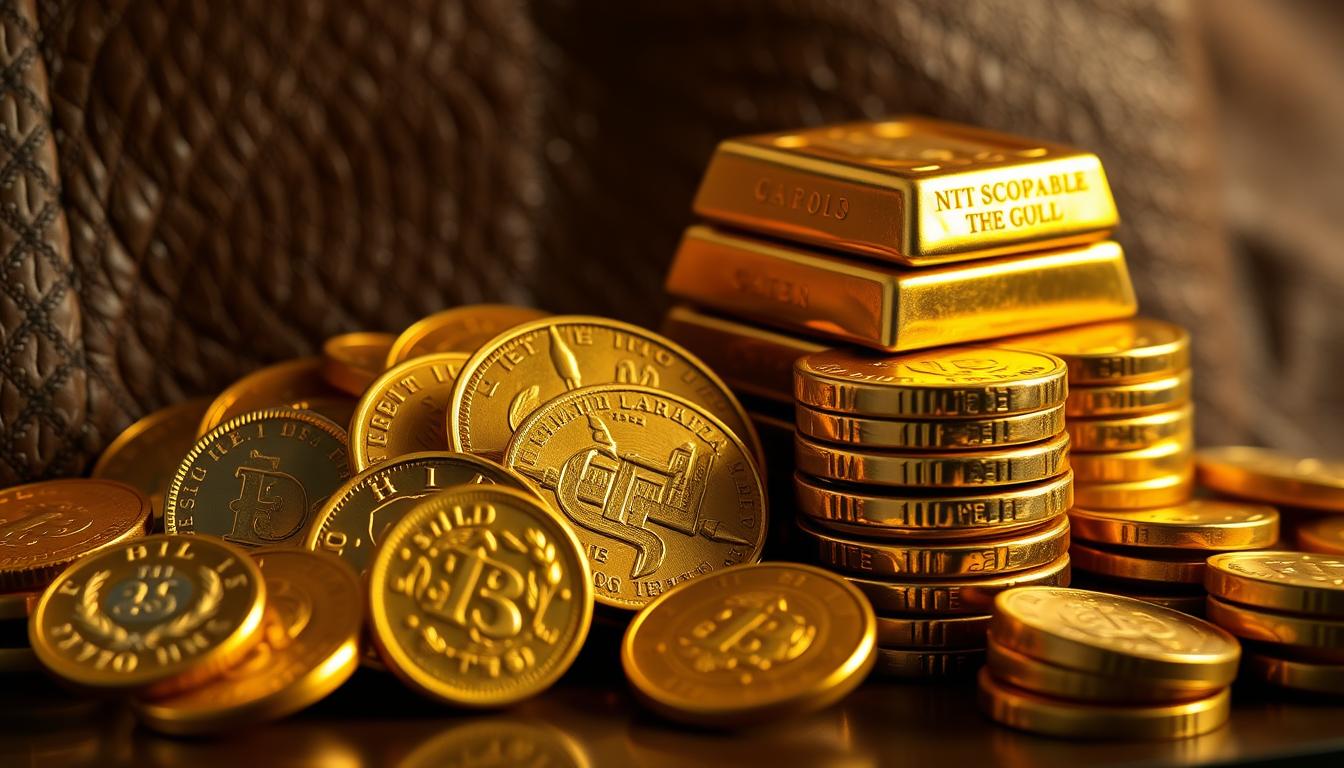 historical gold coins bars
