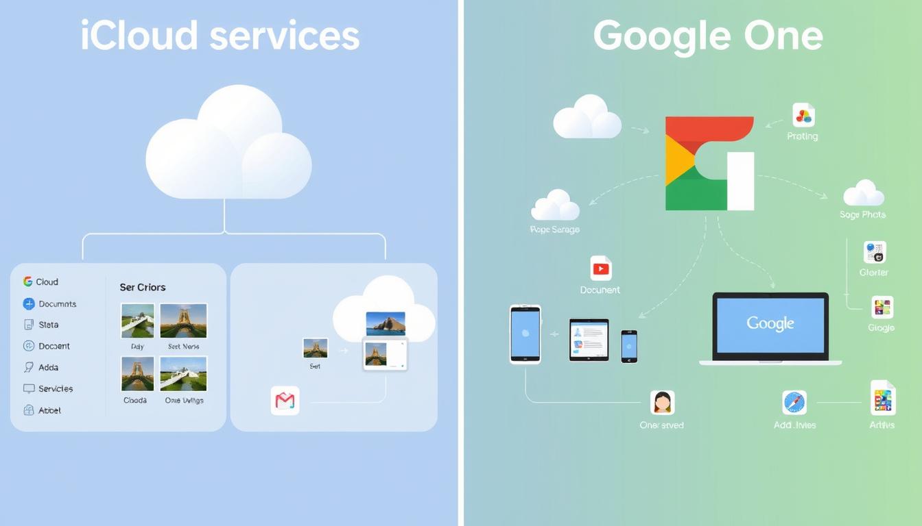 iCloud vs Google One cloud services comparison iCloud vs Google One cloud services comparison