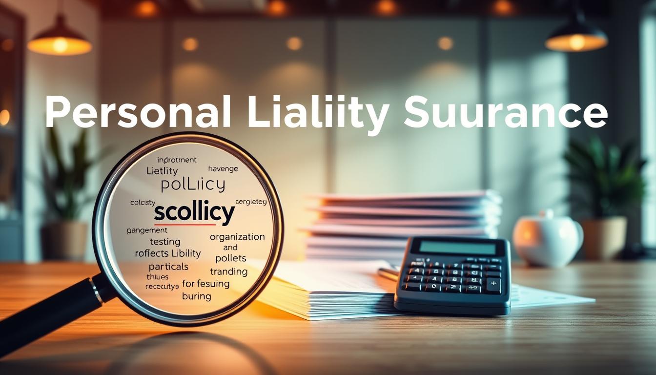 personal liability insurance terminology