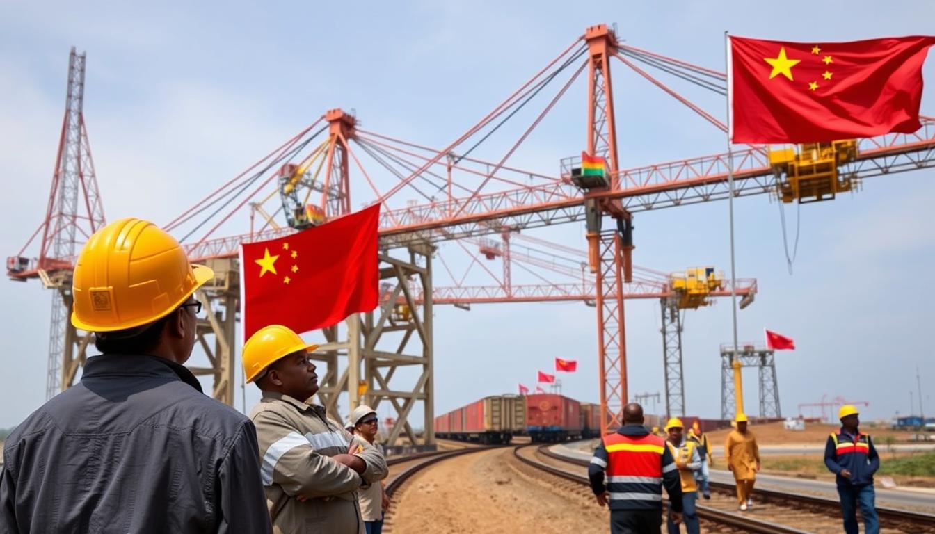 Chinese infrastructure project in Africa challenging France vs UK African markets dominance