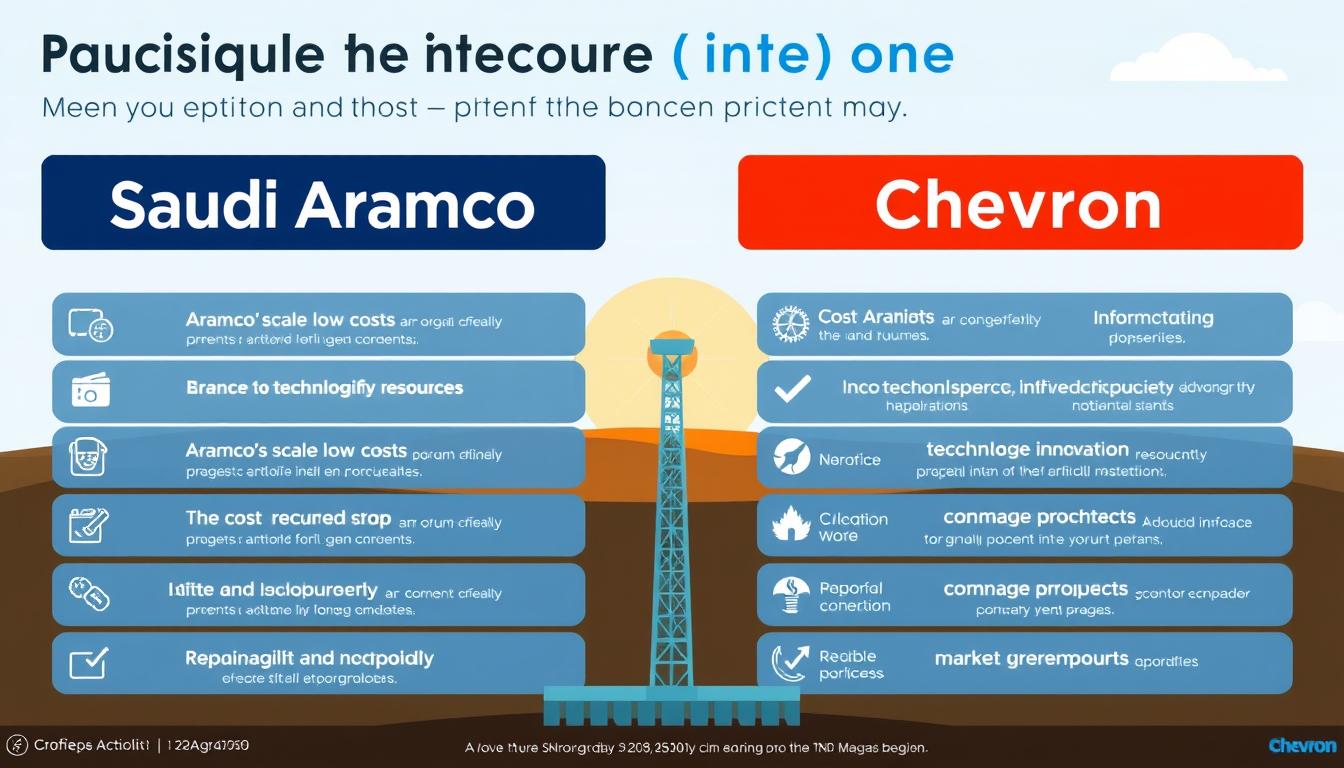 Comparative analysis of Aramco vs Chevron's positioning for the future of the oil and gas industry