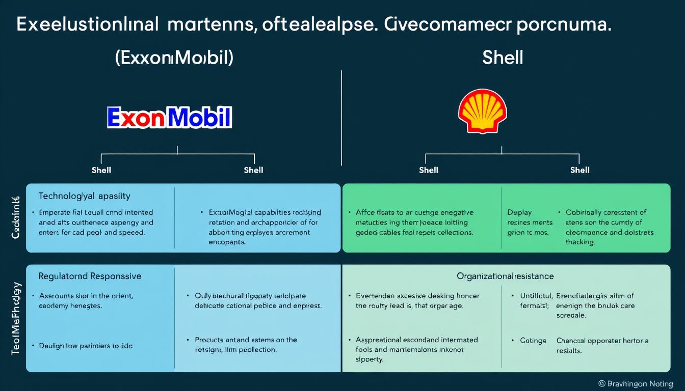Comparative analysis of ExxonMobil and Shell's strengths and weaknesses in the clean energy transition Comparative analysis of ExxonMobil and Shell's strengths and weaknesses in the clean energy transition