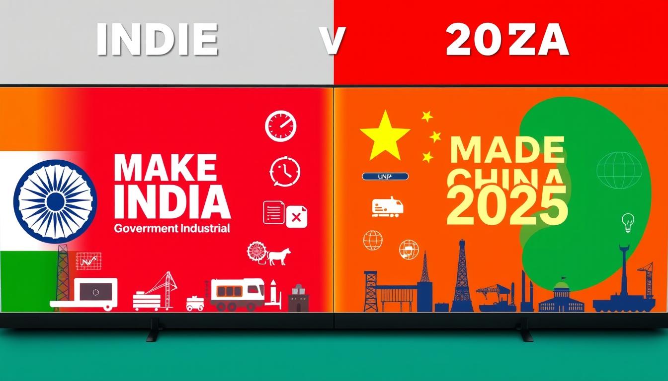 Comparison of government industrial policies and FDI attraction between India and China
