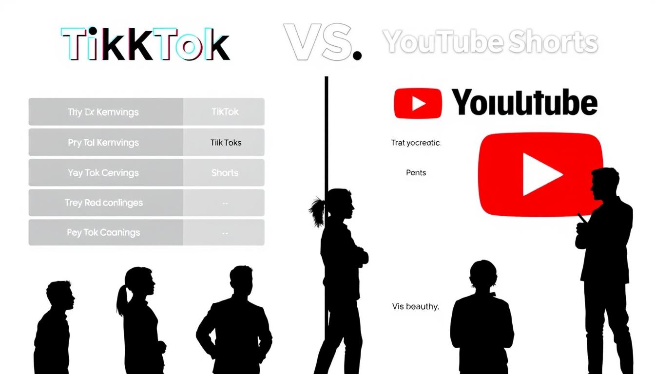 Final comparison visualization for TikTok vs YouTube short-form video content