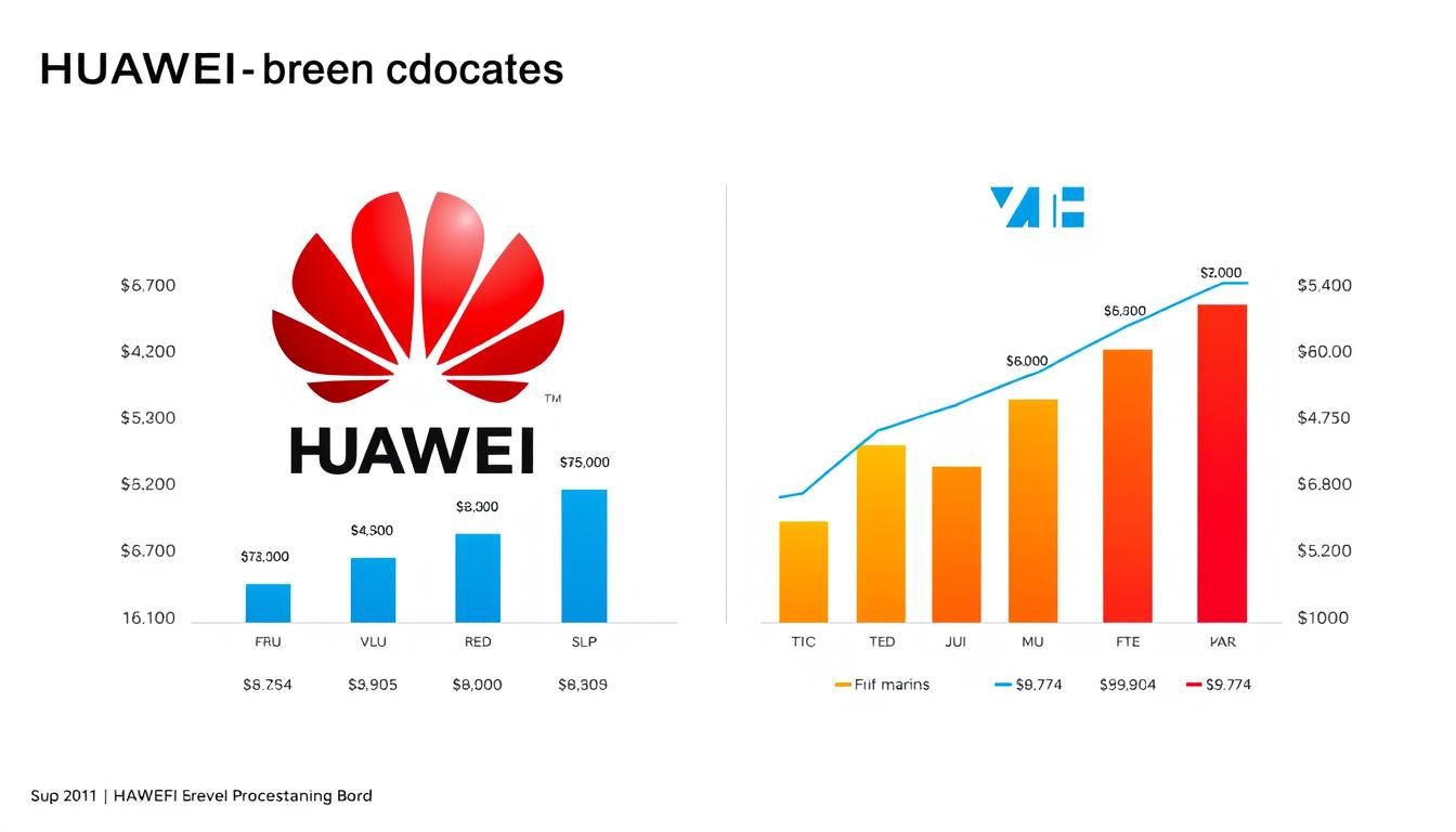 Financial comparison chart showing Huawei vs ZTE 5G technology investment strategies Financial comparison chart showing Huawei vs ZTE 5G technology investment strategies