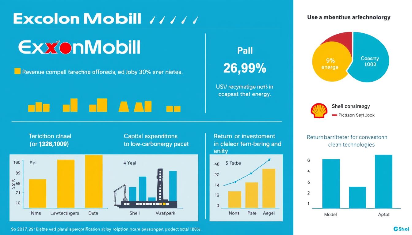Financial comparison of ExxonMobil and Shell's clean energy investments Financial comparison of ExxonMobil and Shell's clean energy investments