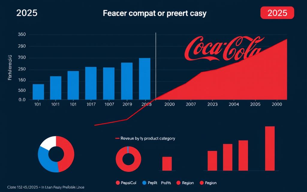 Financial performance comparison between Pepsi and Coca-Cola in 2025