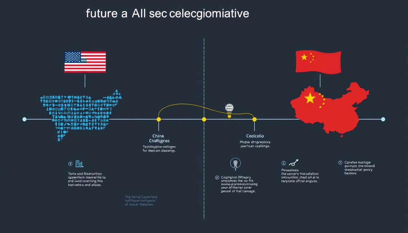 Future artificial intelligence development trajectories for US and China with challenges visualization Future artificial intelligence development trajectories for US and China with challenges visualization