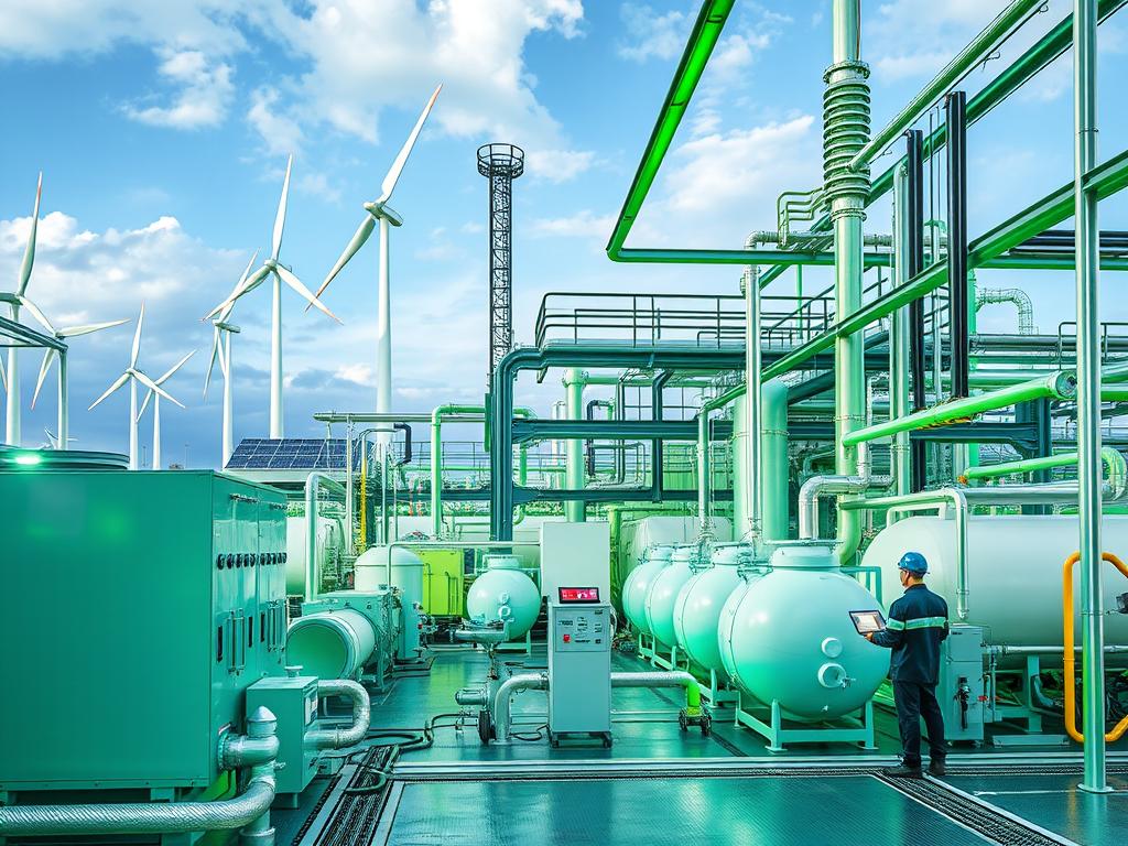 Green hydrogen production facility in Germany for industrial decarbonization Green hydrogen production facility in Germany for industrial decarbonization