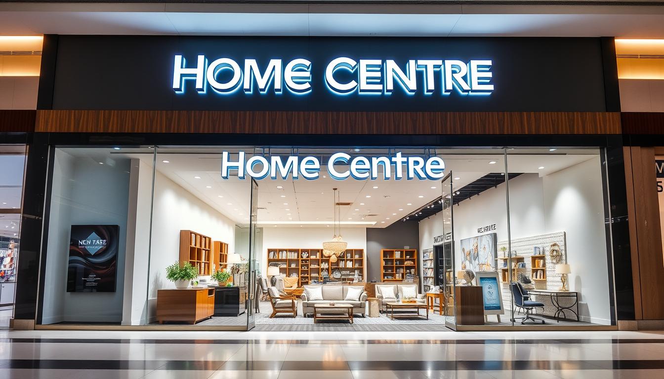 Home Centre modern store front in a shopping mall