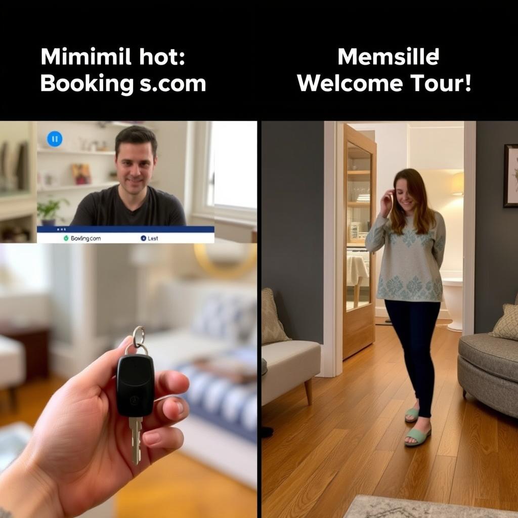 Host interaction comparison between Booking vs Airbnb Host interaction comparison between Booking vs Airbnb