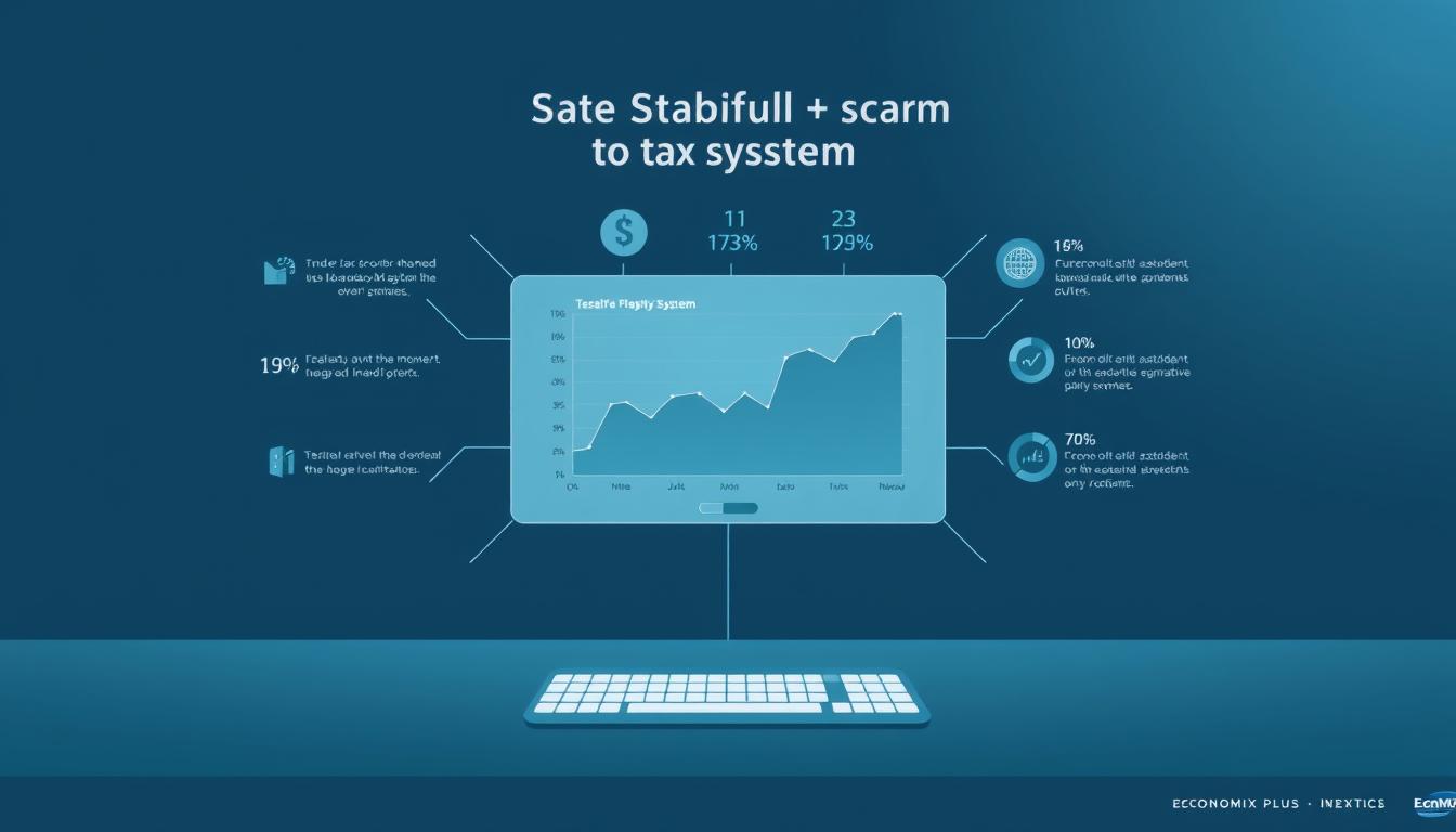 How does the tax system support government budget stability