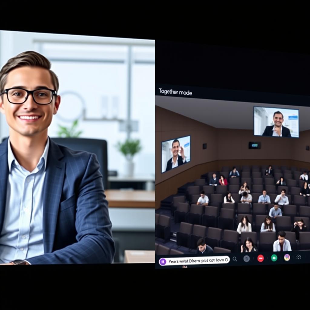 Microsoft Teams virtual background and Together Mode features Microsoft Teams virtual background and Together Mode features