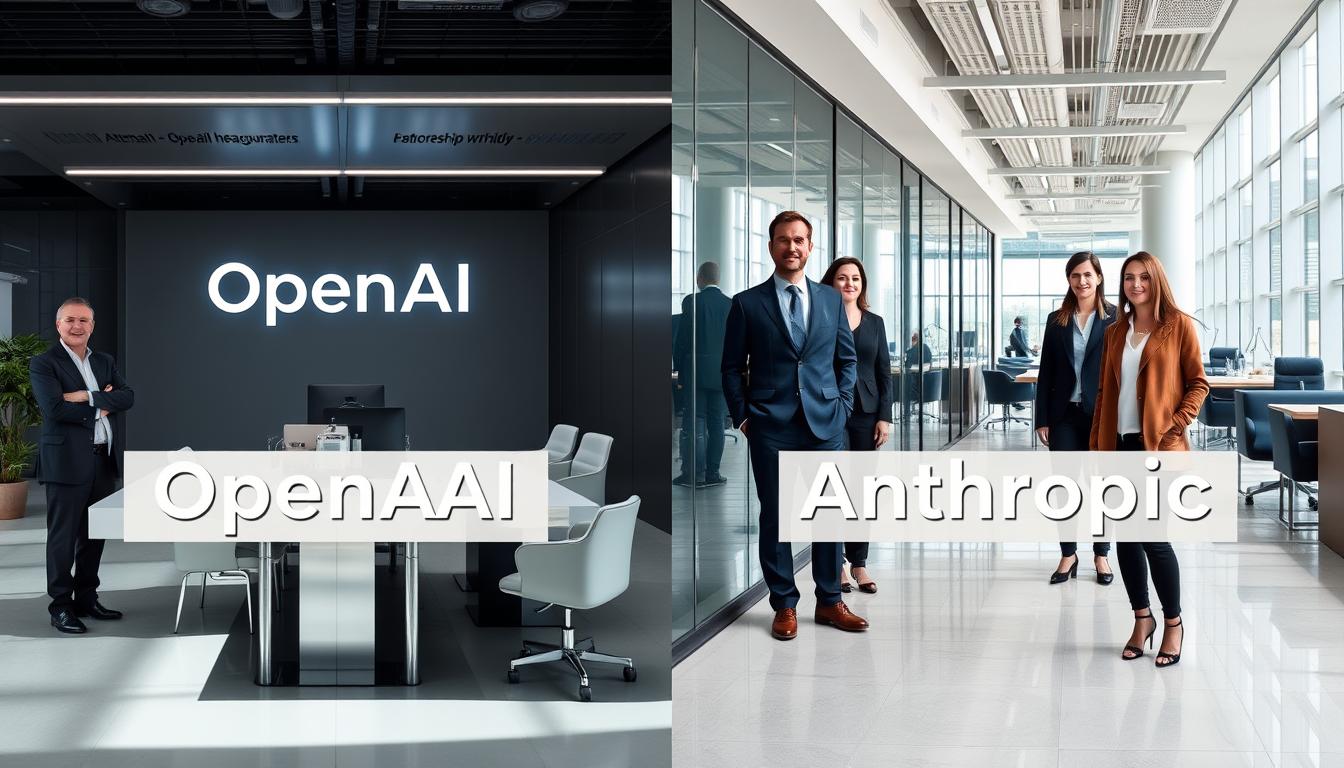 OpenAI vs Anthropic company headquarters and leadership teams