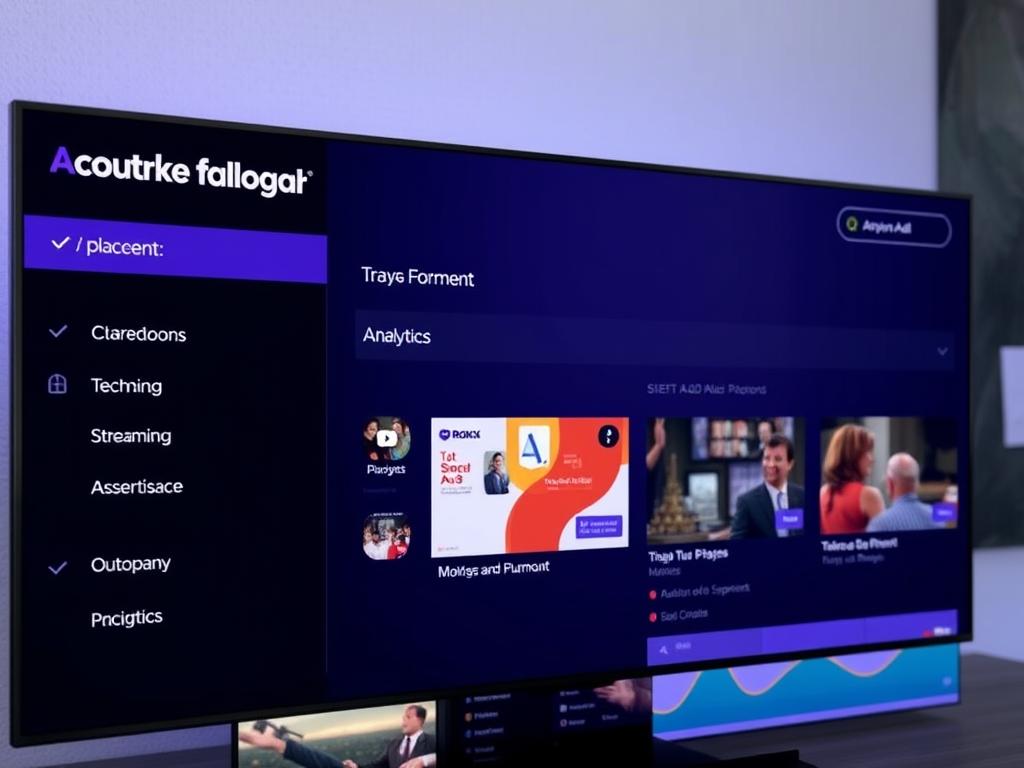 Roku's advertising platform showing targeted ads across different streaming channels illustrating how Roku outperform Netflix and Amazon Roku's advertising platform showing targeted ads across different streaming channels illustrating how Roku outperform Netflix and Amazon