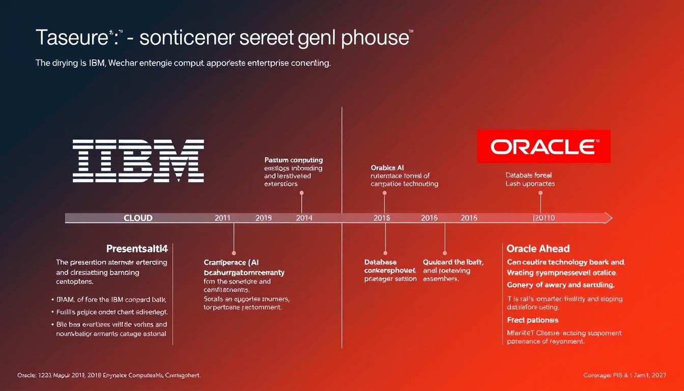 Strategic roadmap comparing IBM vs Oracle enterprise computing future directions