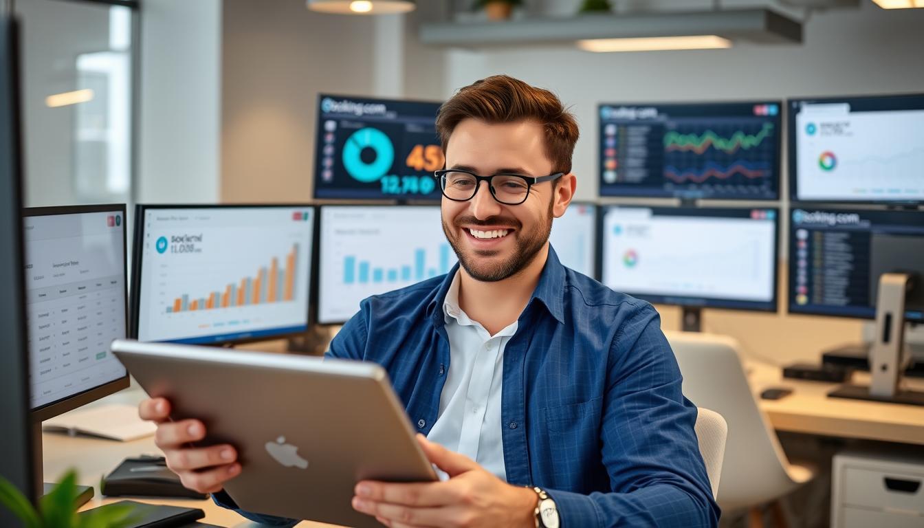 Successful property manager leveraging both Booking and Airbnb platforms Successful property manager leveraging both Booking and Airbnb platforms