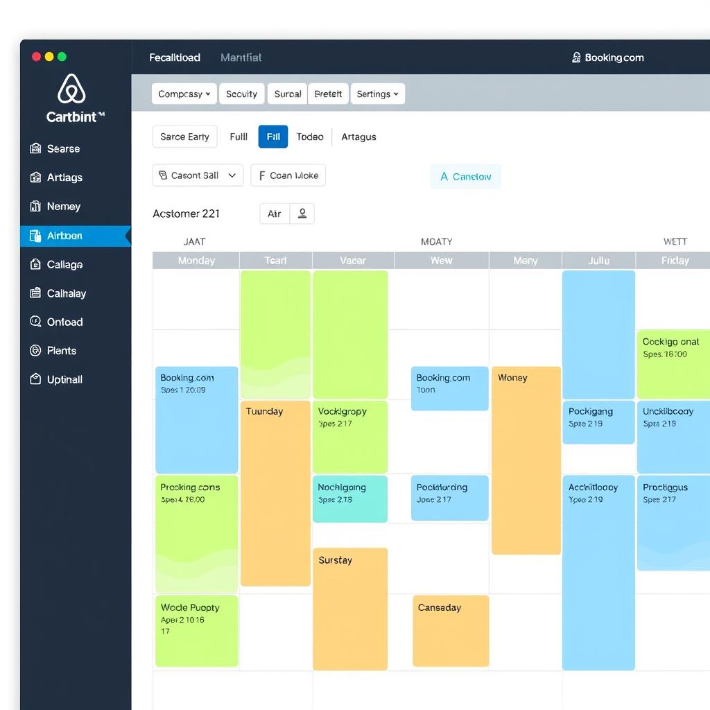 Synchronized calendar across Booking and Airbnb platforms Synchronized calendar across Booking and Airbnb platforms