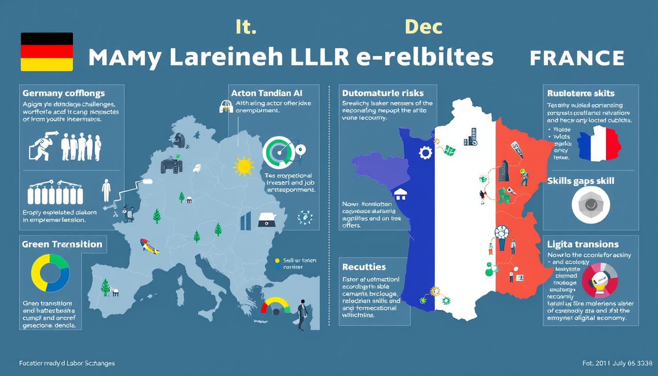 Visualization of future labor market challenges facing Germany and France Visualization of future labor market challenges facing Germany and France