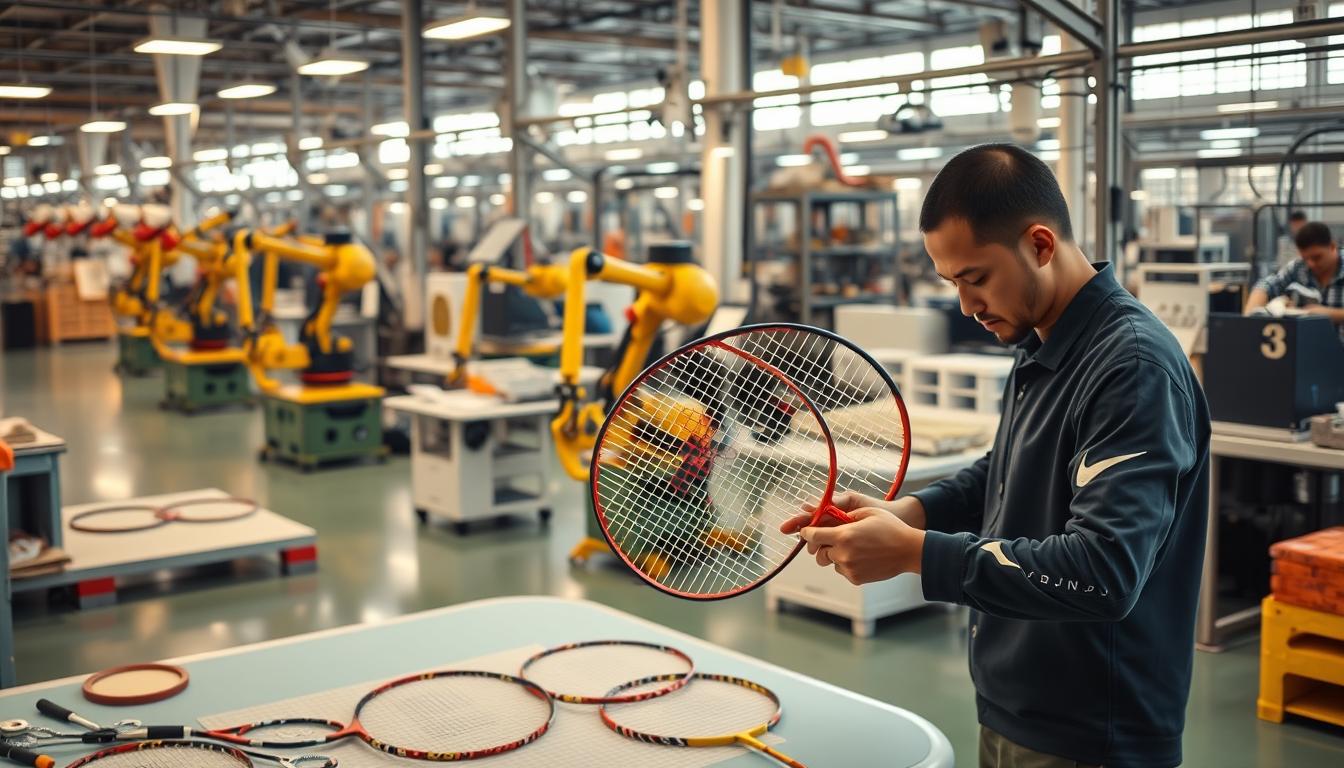 badminton racket manufacturing
