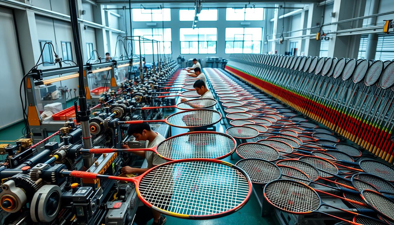 badminton rackets manufacturing