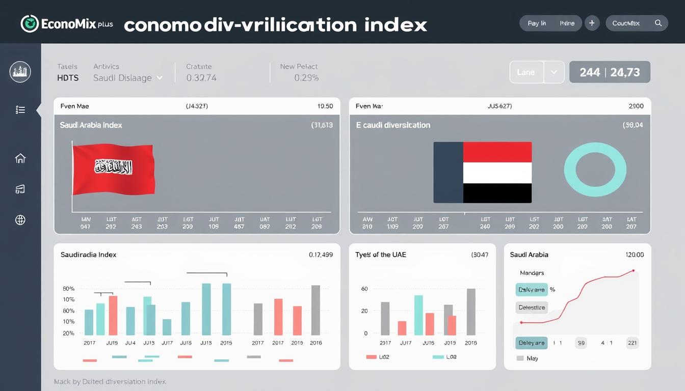 economic diversification index comparison