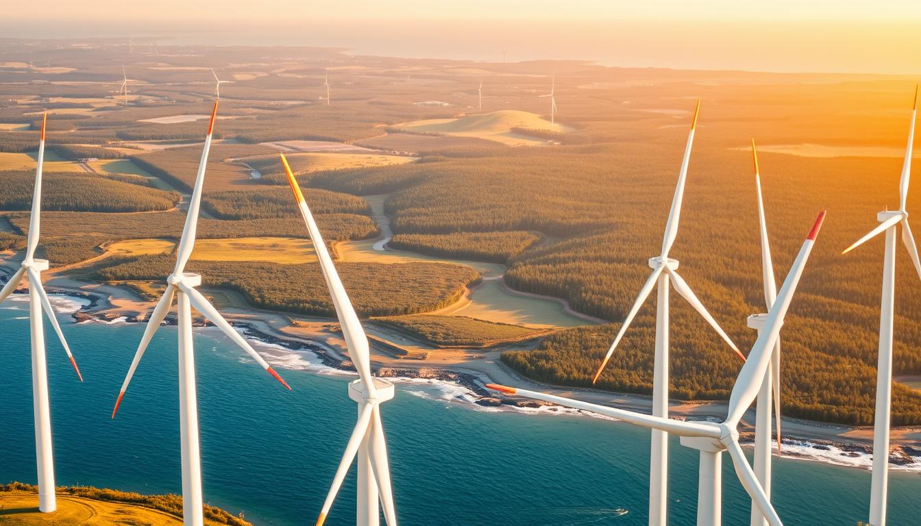 wind turbines