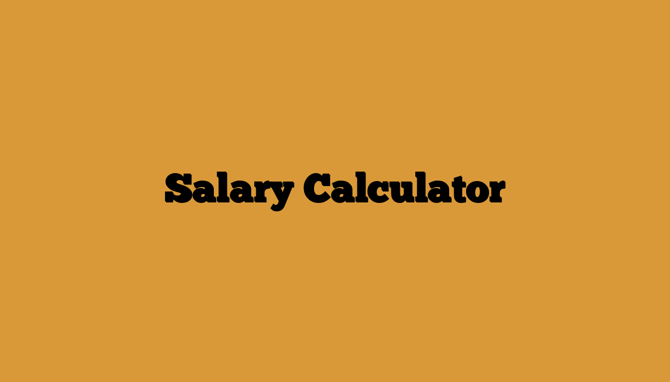 Salary Calculator